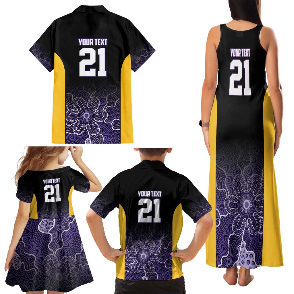 Basketball Custom Sydney Family Matching Tank Maxi Dress and Hawaiian Shirt Simple Australian Dot Art - Aussie Hoodie