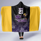 Basketball Custom Sydney Hooded Blanket Simple Australian Dot Art - Aussie Hoodie