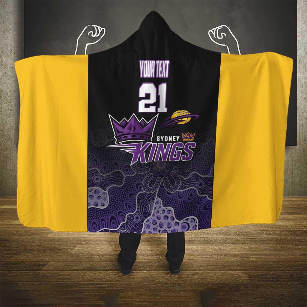 Basketball Custom Sydney Hooded Blanket Simple Australian Dot Art - Aussie Hoodie