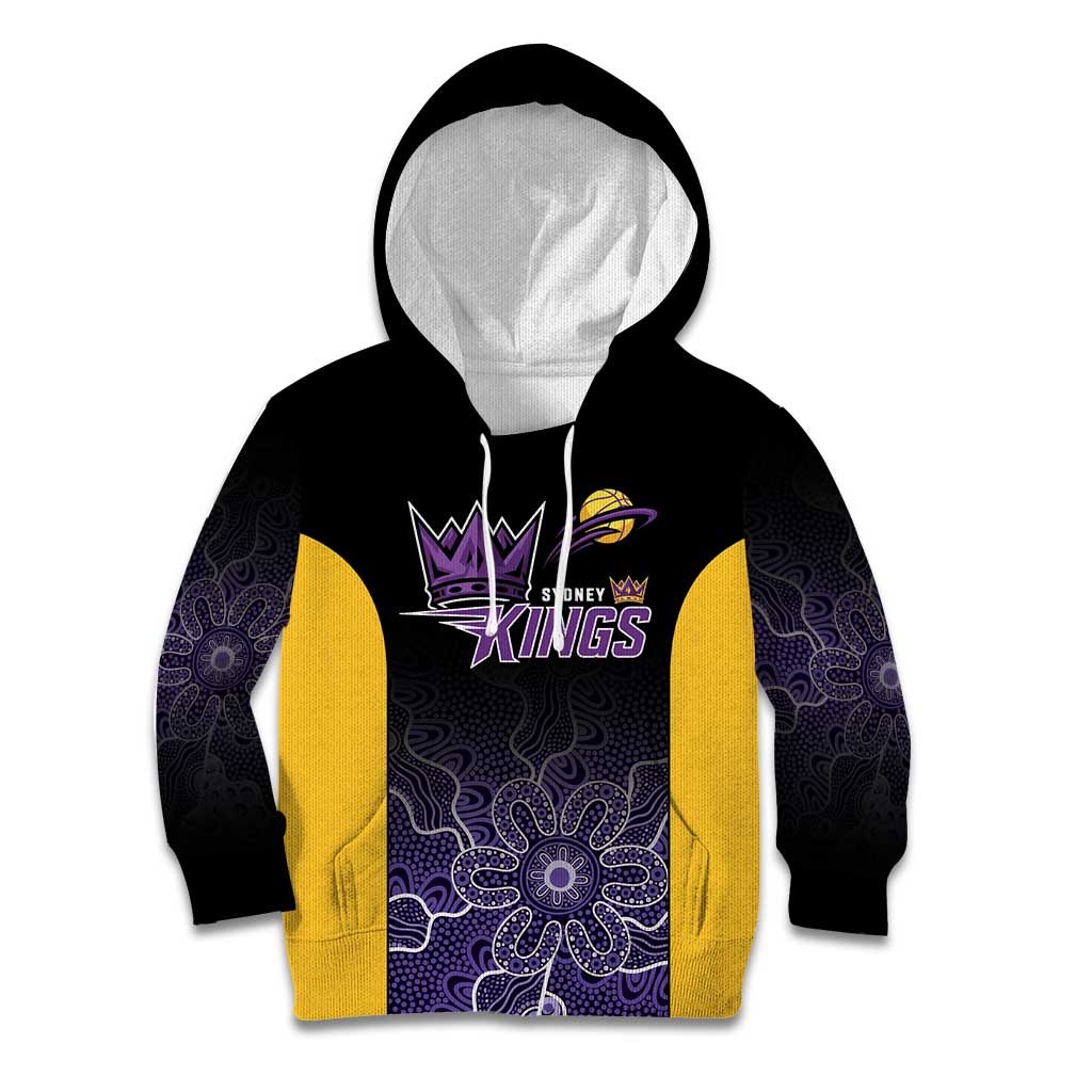 Basketball Custom Sydney Kid Hoodie Simple Australian Dot Art - Aussie Hoodie