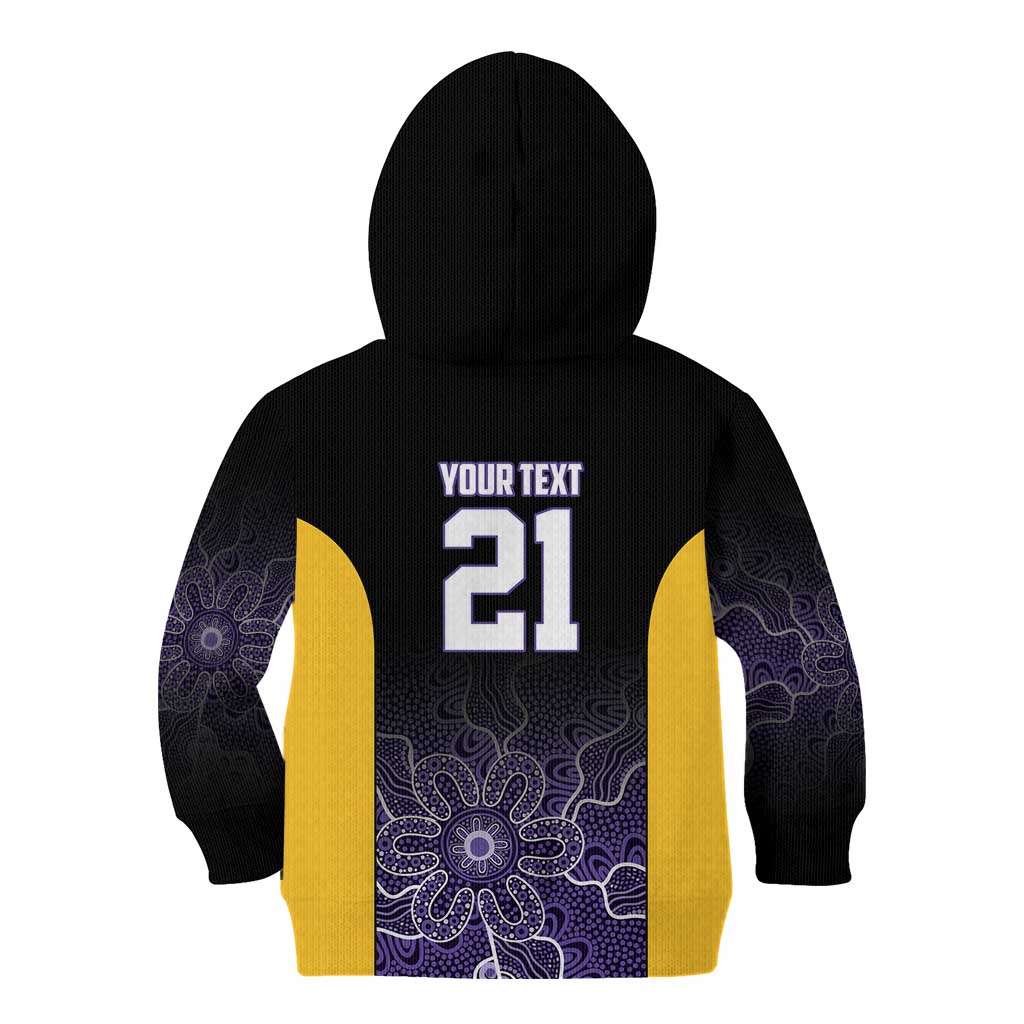 Basketball Custom Sydney Kid Hoodie Simple Australian Dot Art - Aussie Hoodie