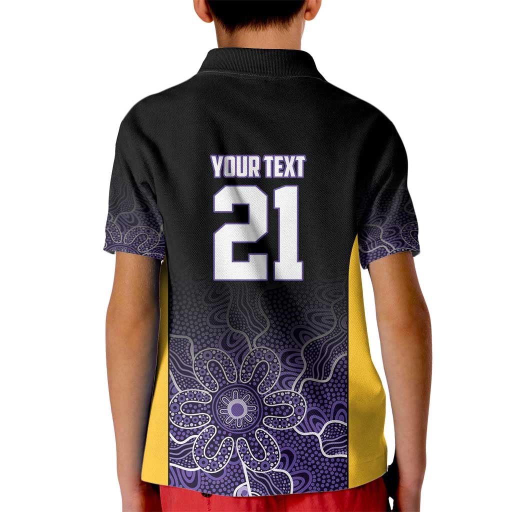 Basketball Custom Sydney Kid Polo Shirt Simple Australian Dot Art - Aussie Hoodie