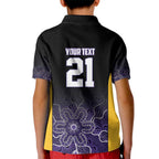 Basketball Custom Sydney Kid Polo Shirt Simple Australian Dot Art - Aussie Hoodie