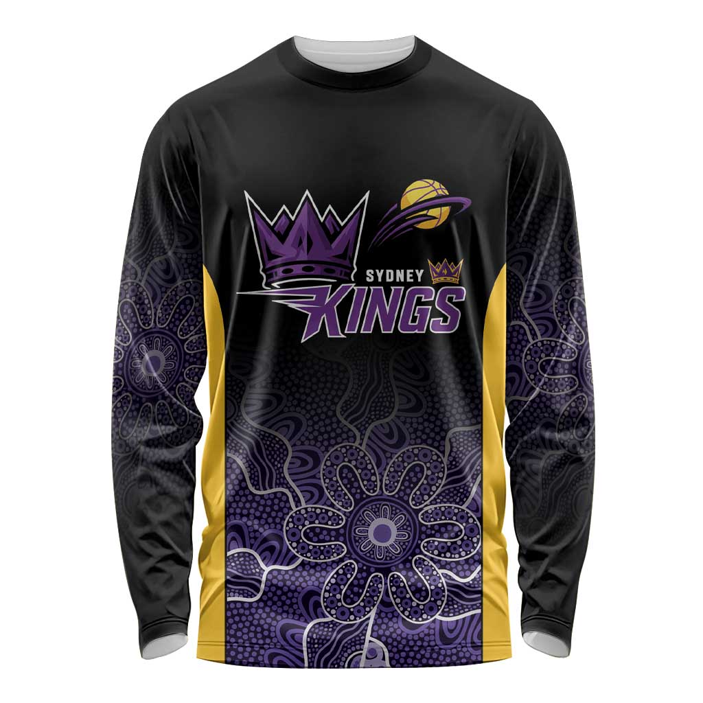 Basketball Custom Sydney Long Sleeve Shirt Simple Australian Dot Art - Aussie Hoodie