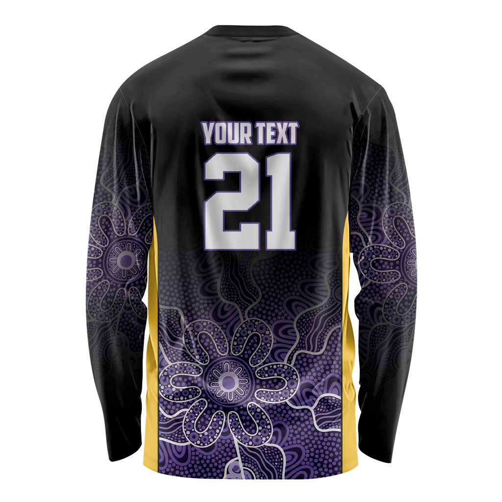 Basketball Custom Sydney Long Sleeve Shirt Simple Australian Dot Art - Aussie Hoodie