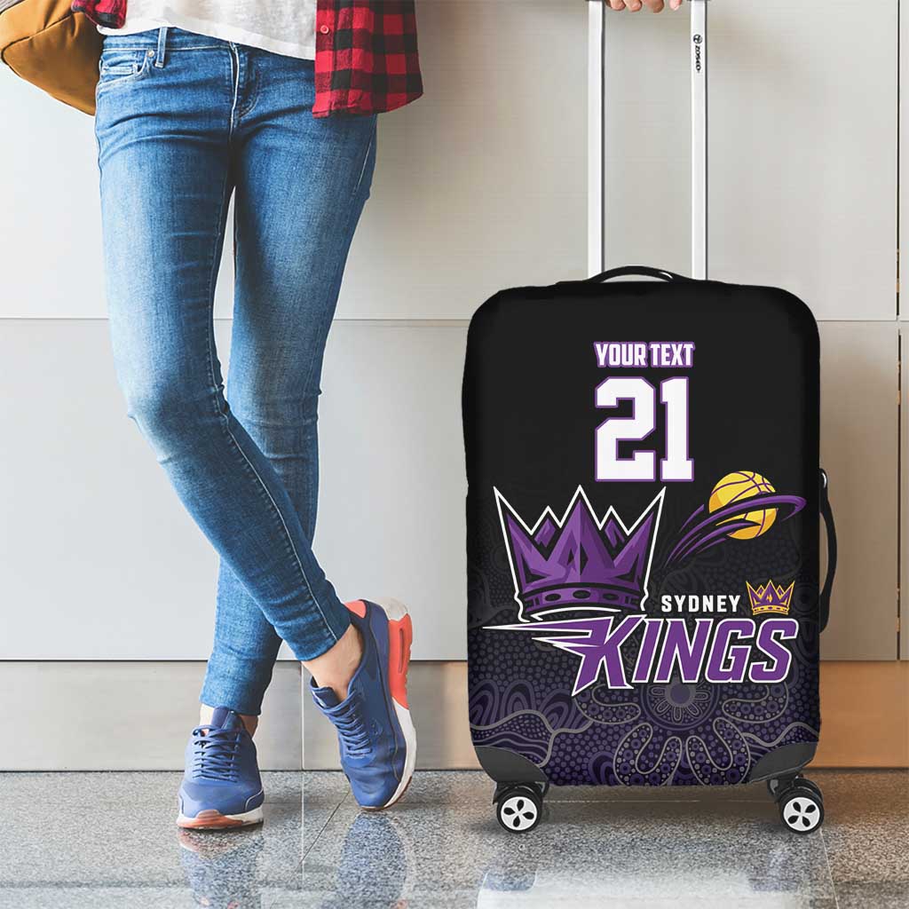 Basketball Custom Sydney Luggage Cover Simple Australian Dot Art - Aussie Hoodie