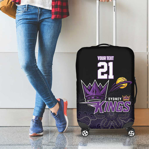 Basketball Custom Sydney Luggage Cover Simple Australian Dot Art - Aussie Hoodie