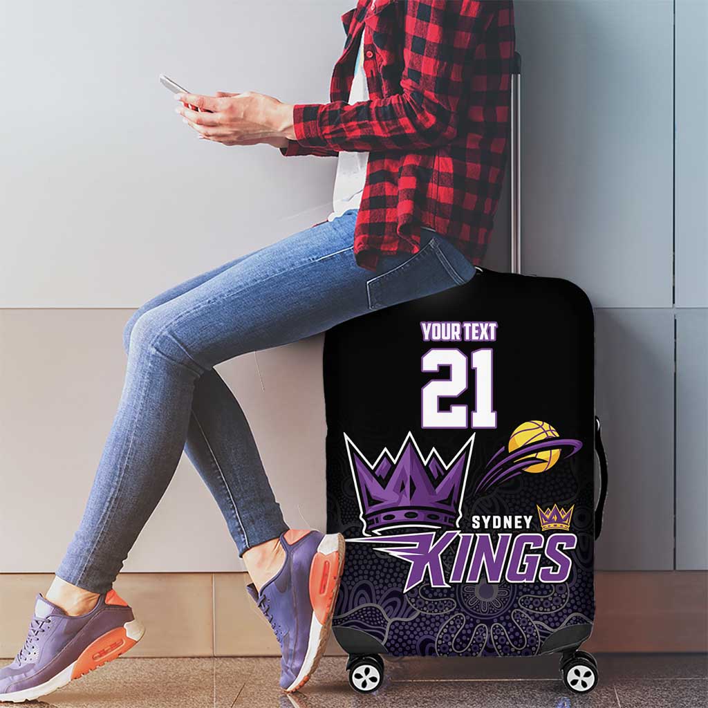 Basketball Custom Sydney Luggage Cover Simple Australian Dot Art - Aussie Hoodie