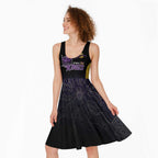 Basketball Custom Sydney Midi Dress Simple Australian Dot Art - Aussie Hoodie