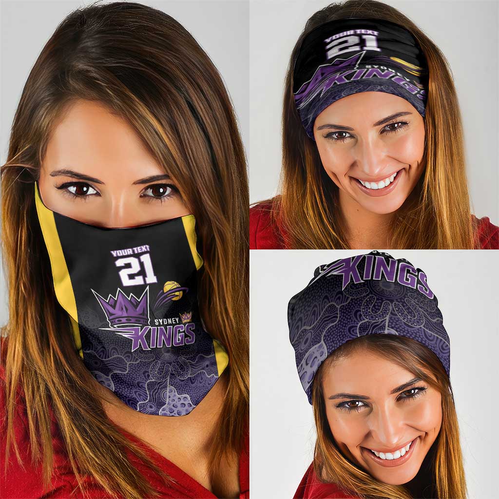 Basketball Custom Sydney Neck Gaiter Simple Australian Dot Art LT9