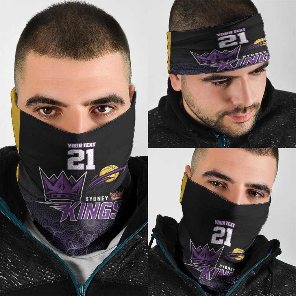 Basketball Custom Sydney Neck Gaiter Simple Australian Dot Art LT9