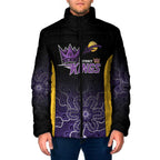 Basketball Custom Sydney Padded Jacket Simple Australian Dot Art - Aussie Hoodie