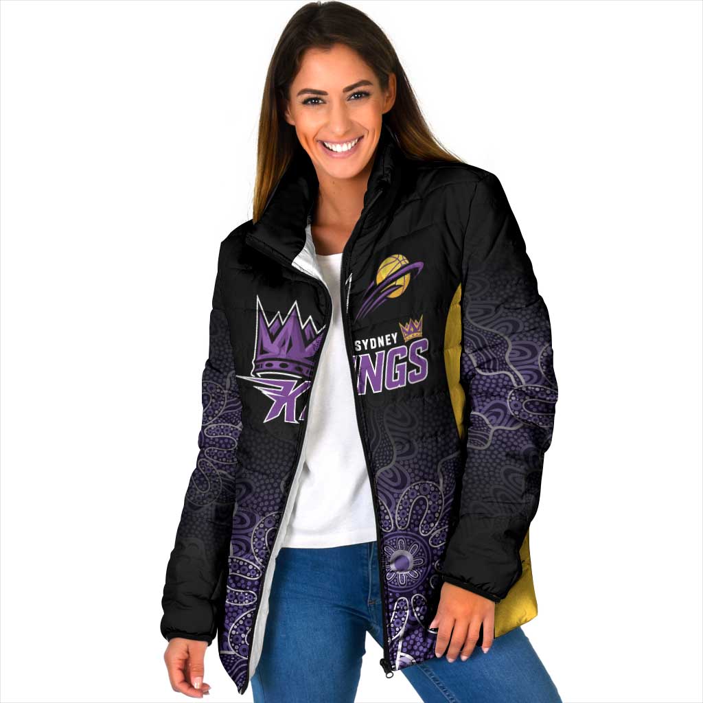 Basketball Custom Sydney Padded Jacket Simple Australian Dot Art - Aussie Hoodie