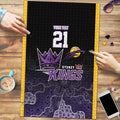 Basketball Custom Sydney Puzzle Simple Australian Dot Art LT9