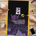 Basketball Custom Sydney Puzzle Simple Australian Dot Art LT9