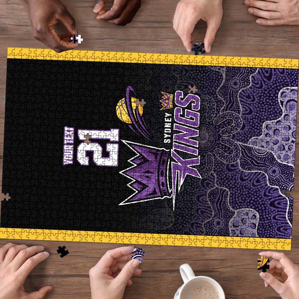 Basketball Custom Sydney Puzzle Simple Australian Dot Art LT9