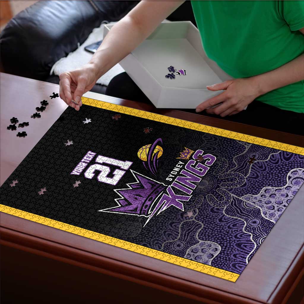 Basketball Custom Sydney Puzzle Simple Australian Dot Art LT9