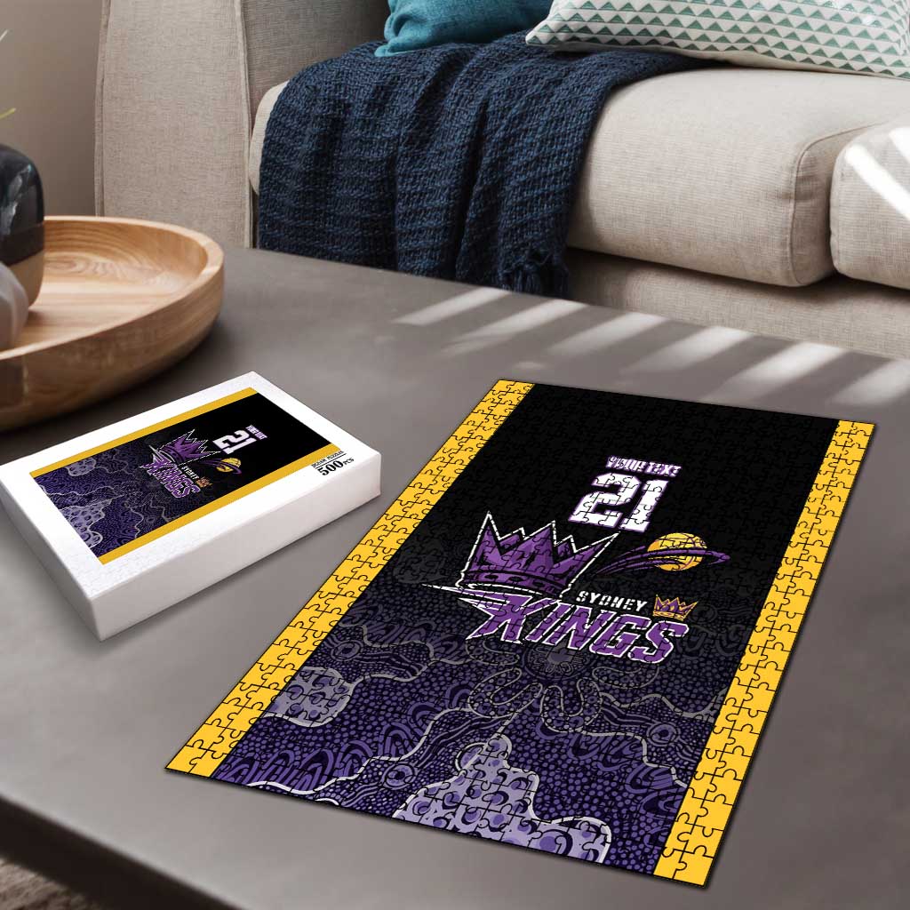 Basketball Custom Sydney Puzzle Simple Australian Dot Art LT9