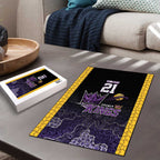 Basketball Custom Sydney Puzzle Simple Australian Dot Art LT9