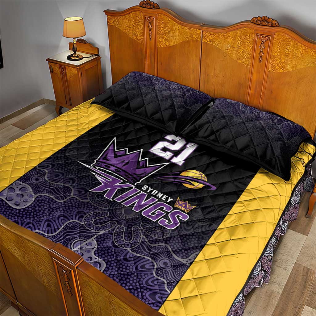 Basketball Custom Sydney Quilt Bed Set Simple Australian Dot Art - Aussie Hoodie