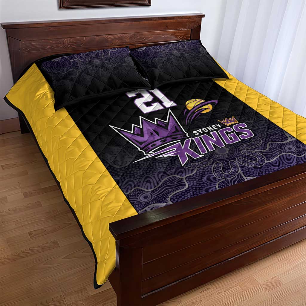 Basketball Custom Sydney Quilt Bed Set Simple Australian Dot Art - Aussie Hoodie