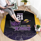 Basketball Custom Sydney Round Carpet Simple Australian Dot Art - Aussie Hoodie