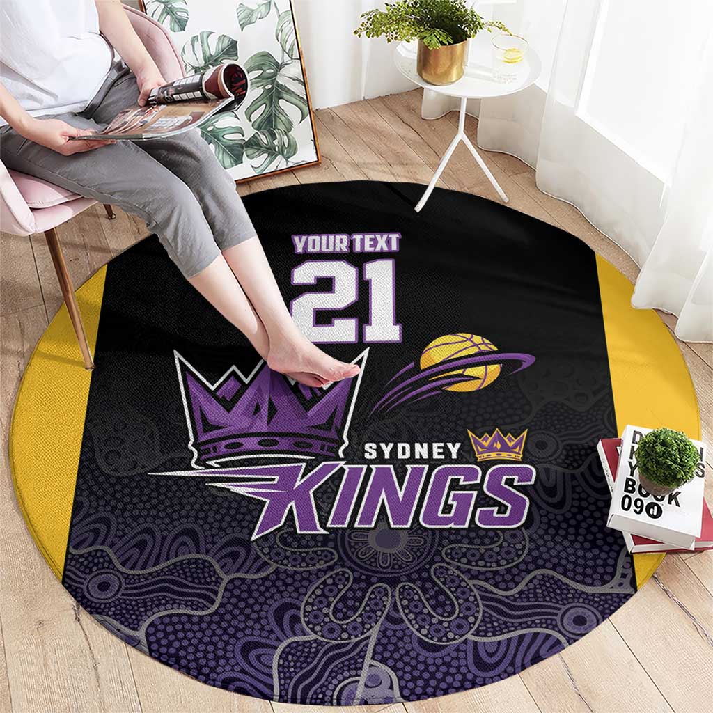 Basketball Custom Sydney Round Carpet Simple Australian Dot Art - Aussie Hoodie