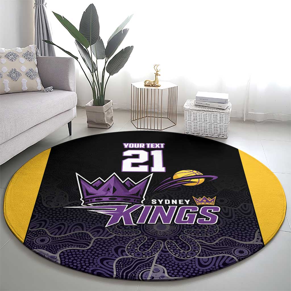 Basketball Custom Sydney Round Carpet Simple Australian Dot Art - Aussie Hoodie