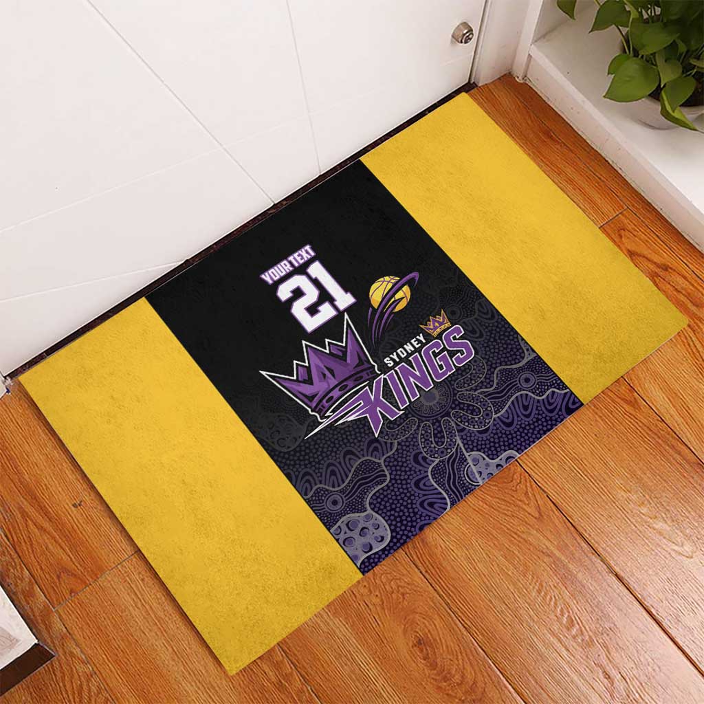 Basketball Custom Sydney Rubber Doormat Simple Australian Dot Art - Aussie Hoodie