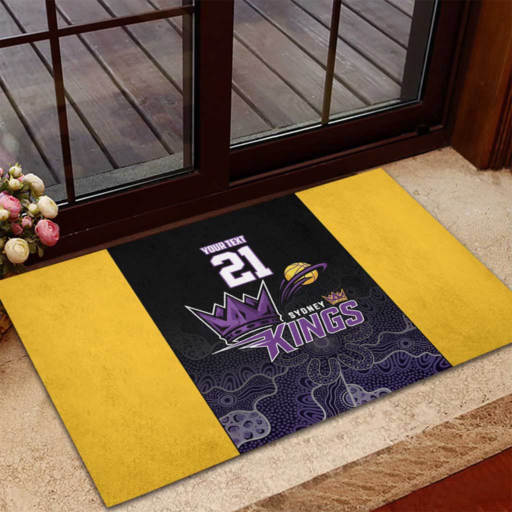 Basketball Custom Sydney Rubber Doormat Simple Australian Dot Art - Aussie Hoodie