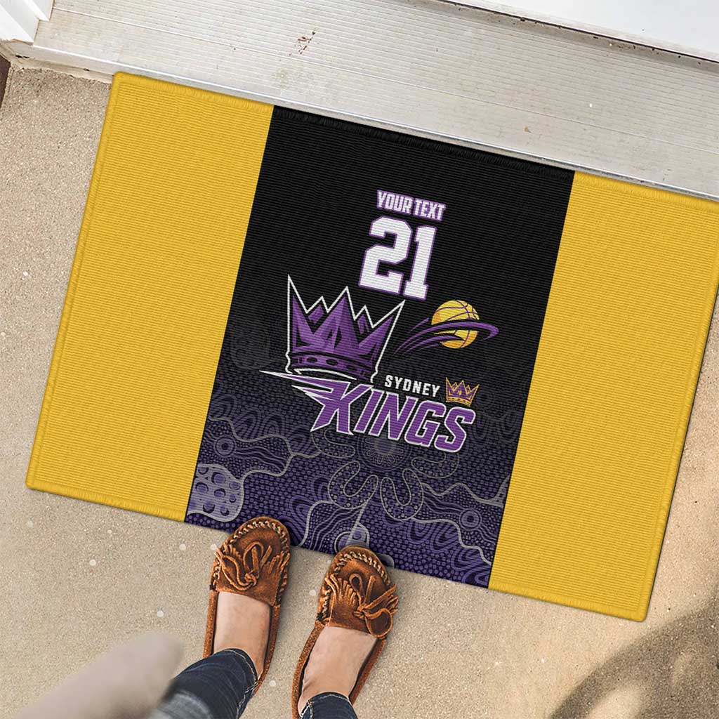Basketball Custom Sydney Rubber Doormat Simple Australian Dot Art - Aussie Hoodie
