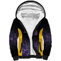 Basketball Custom Sydney Sherpa Hoodie Simple Australian Dot Art - Aussie Hoodie
