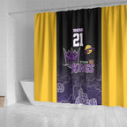 Basketball Custom Sydney Shower Curtain Simple Australian Dot Art - Aussie Hoodie