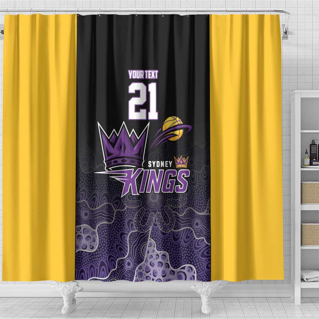 Basketball Custom Sydney Shower Curtain Simple Australian Dot Art - Aussie Hoodie