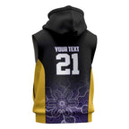 Basketball Custom Sydney Sleeveless Hoodie Simple Australian Dot Art - Aussie Hoodie