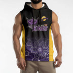 Basketball Custom Sydney Sleeveless Hoodie Simple Australian Dot Art - Aussie Hoodie
