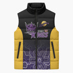 Basketball Custom Sydney Sleeveless Puffer Jacket Simple Australian Dot Art - Aussie Hoodie