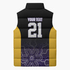 Basketball Custom Sydney Sleeveless Puffer Jacket Simple Australian Dot Art - Aussie Hoodie