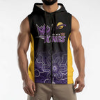 Basketball Custom Sydney Sleeveless Zip Hoodie Simple Australian Dot Art LT9