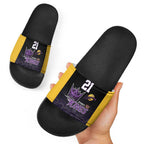 Basketball Custom Sydney Slide Sandals Simple Australian Dot Art - Aussie Hoodie