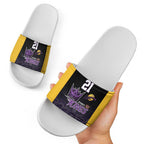 Basketball Custom Sydney Slide Sandals Simple Australian Dot Art - Aussie Hoodie