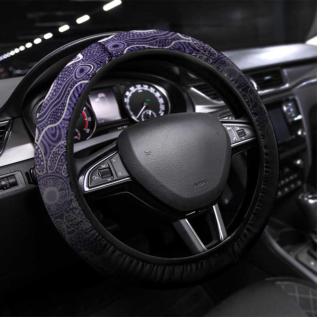 Basketball Sydney Steering Wheel Cover Simple Australian Dot Art - Aussie Hoodie