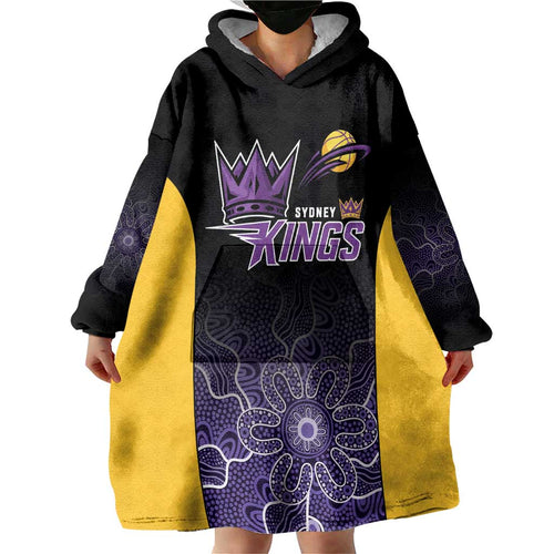 Basketball Custom Sydney Wearable Blanket Hoodie Simple Australian Dot Art - Aussie Hoodie