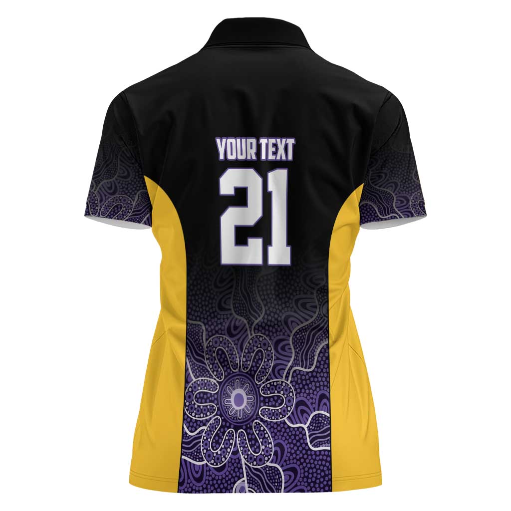 Basketball Custom Sydney Women Polo Shirt Simple Australian Dot Art - Aussie Hoodie