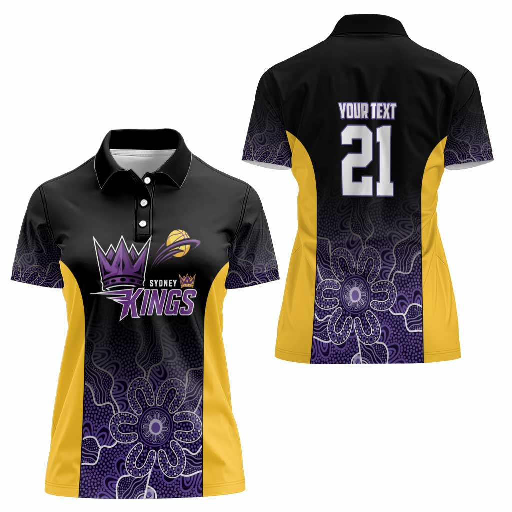 Basketball Custom Sydney Women Polo Shirt Simple Australian Dot Art - Aussie Hoodie