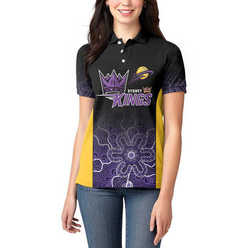 Basketball Custom Sydney Women Polo Shirt Simple Australian Dot Art - Aussie Hoodie