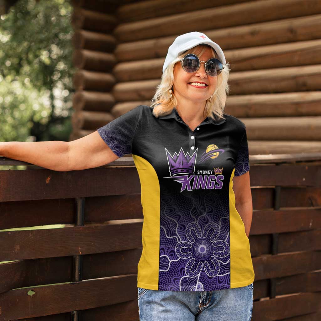 Basketball Custom Sydney Women Polo Shirt Simple Australian Dot Art - Aussie Hoodie