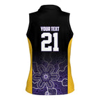 Basketball Custom Sydney Women Sleeveless Polo Shirt Simple Australian Dot Art - Aussie Hoodie
