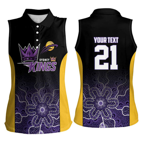 Basketball Custom Sydney Women Sleeveless Polo Shirt Simple Australian Dot Art - Aussie Hoodie