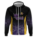 Basketball Custom Sydney Zip Hoodie Simple Australian Dot Art - Aussie Hoodie
